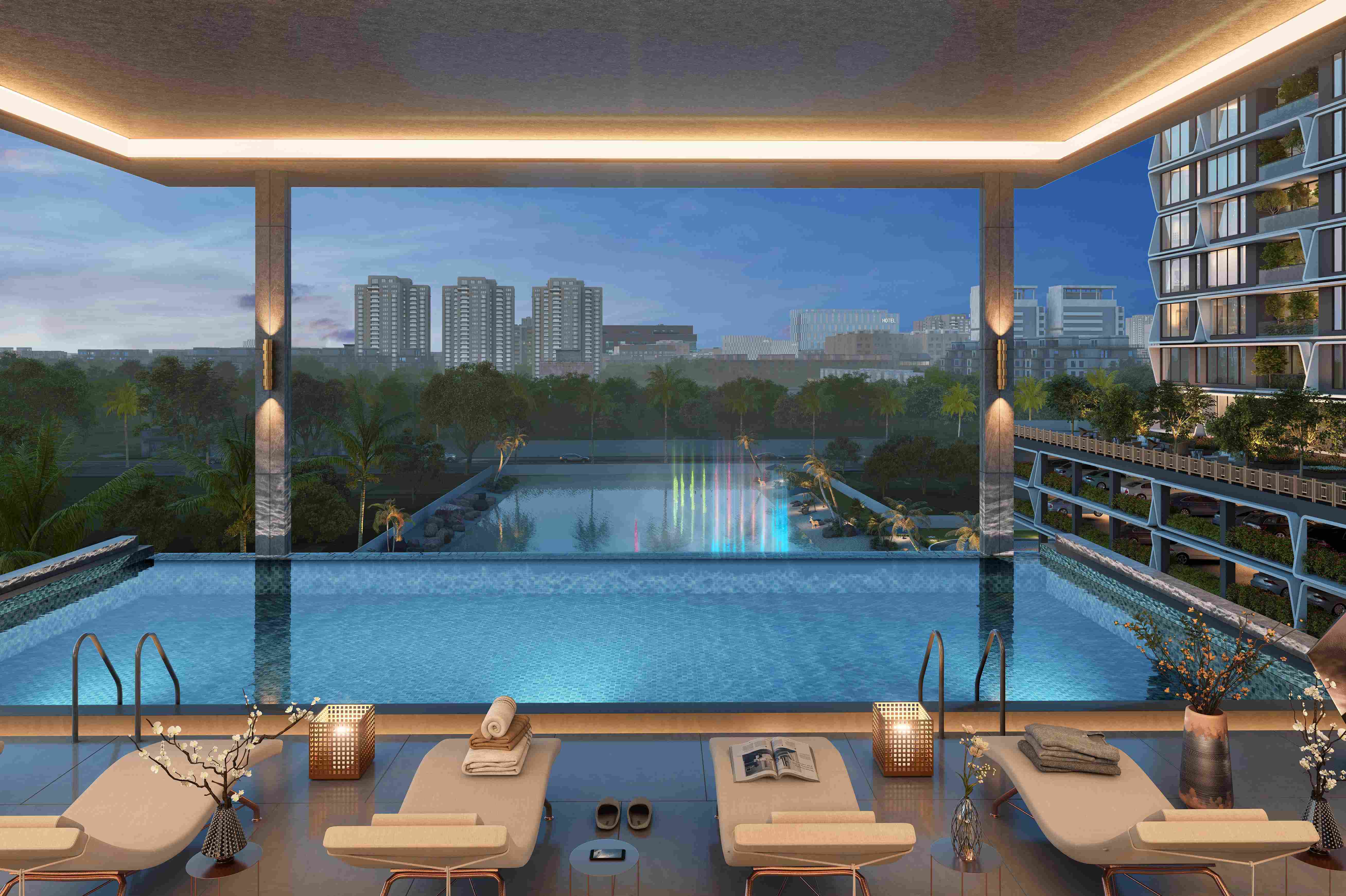 Emami Aamod/aamod/amod Emami alipore/new alipore/kolkata of swimming pool